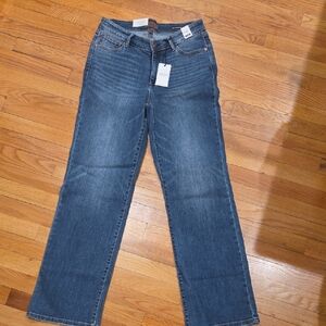 Judy Blue Straight Leg Jeans - Dark Blue